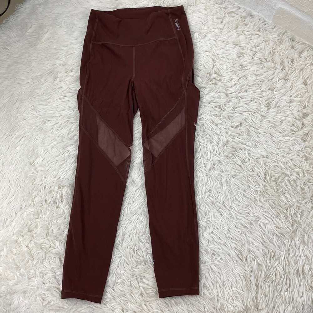 Lululemon Stronger as One Tight 25" *lululemon X Barrys Midnight Maroon